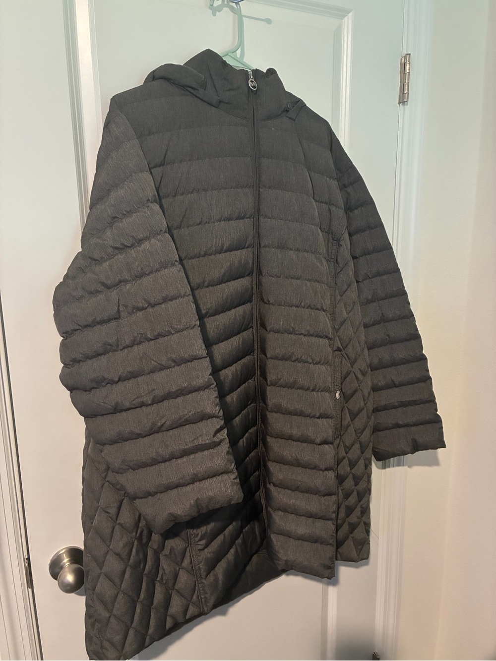 Michael Kors Black Quilted Hooded Women's Puffer Coat